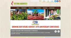 Desktop Screenshot of futureharvestcasa.org